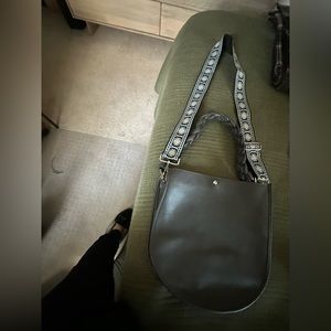 Ahdorned Crossbody Handbag - Gray in like new condition